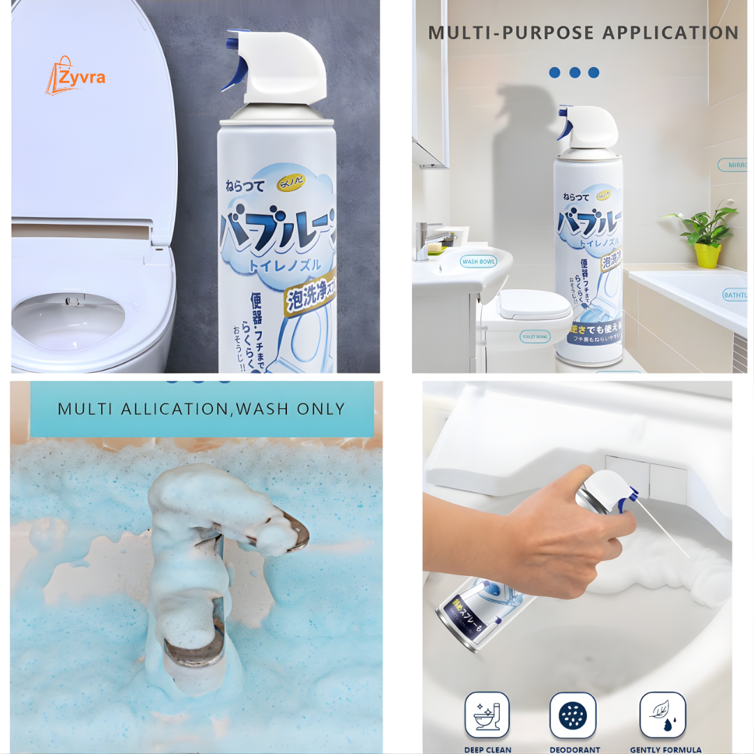 Multipurpose toilet foam cleaning spray, Kitchen Cleaner